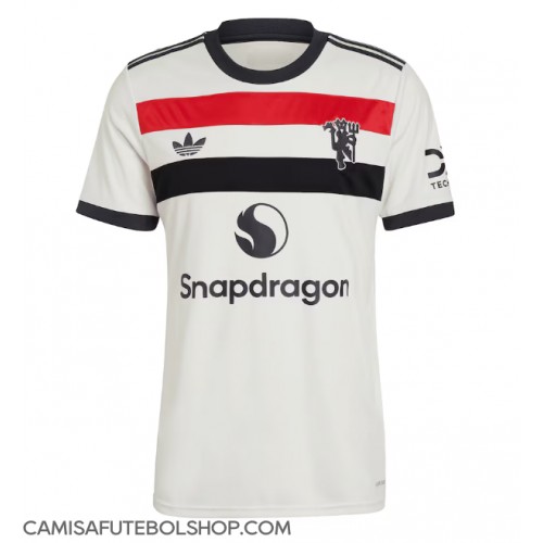 Camisa de time de futebol Manchester United Replicas 3º Equipamento 2024-25 Manga Curta